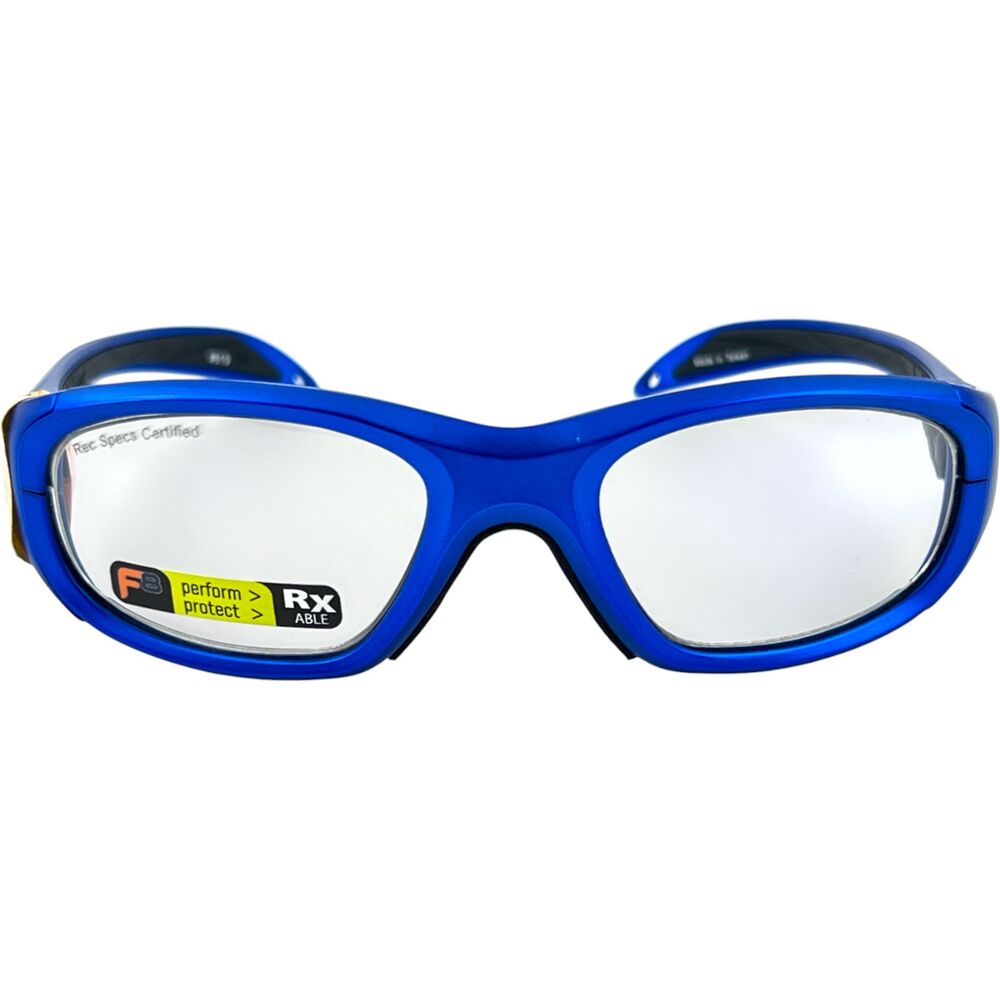 Liberty Sport Rec Specs MS1000 Protective Eyeglass Frame 51-17 Electric Blue